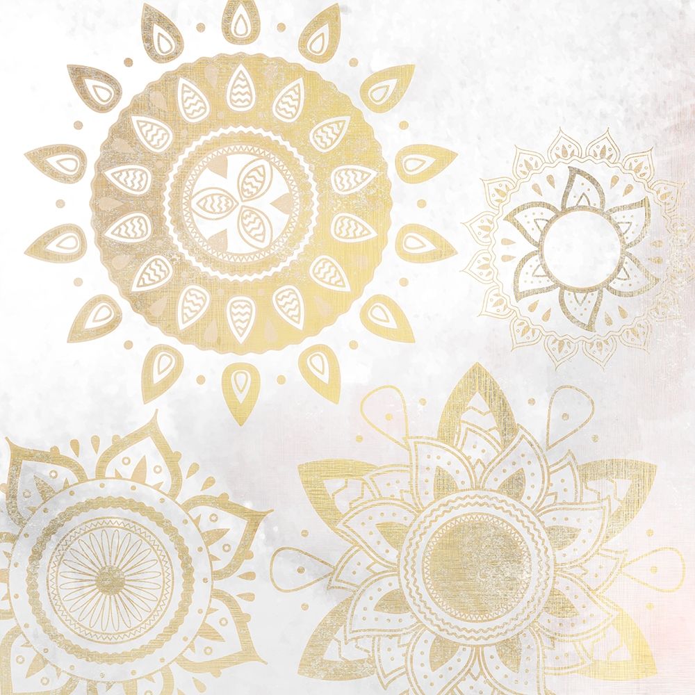 Mandala Golden 1 art print by Kimberly Allen for $57.95 CAD