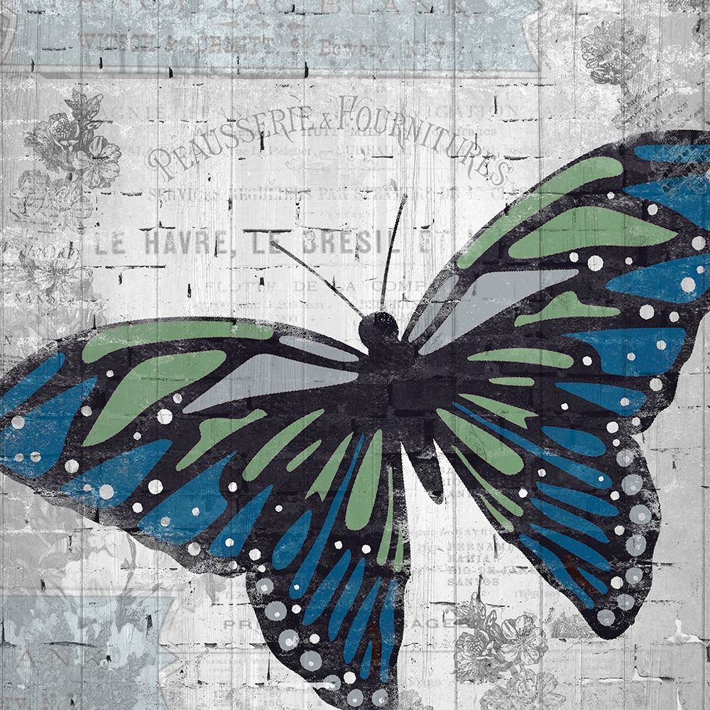 Vintage Butterfly 1 art print by Kimberly Allen for $57.95 CAD