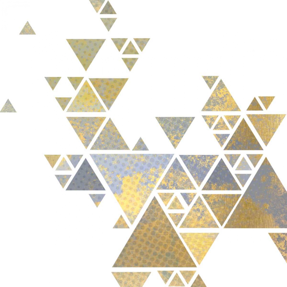 Triangle Gold 2 art print by Kimberly Allen for $57.95 CAD