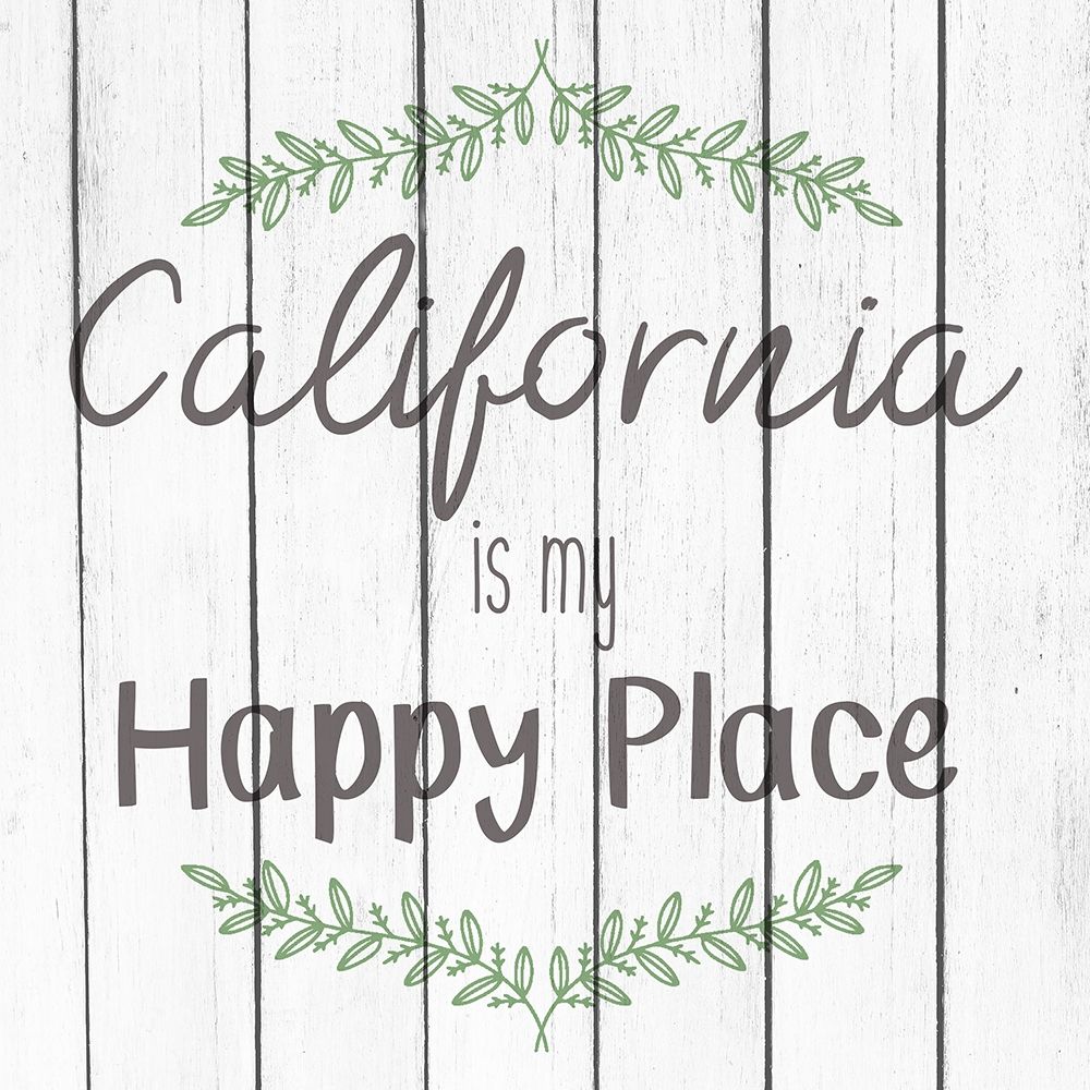 My Happy Place CA art print by Kimberly Allen for $57.95 CAD