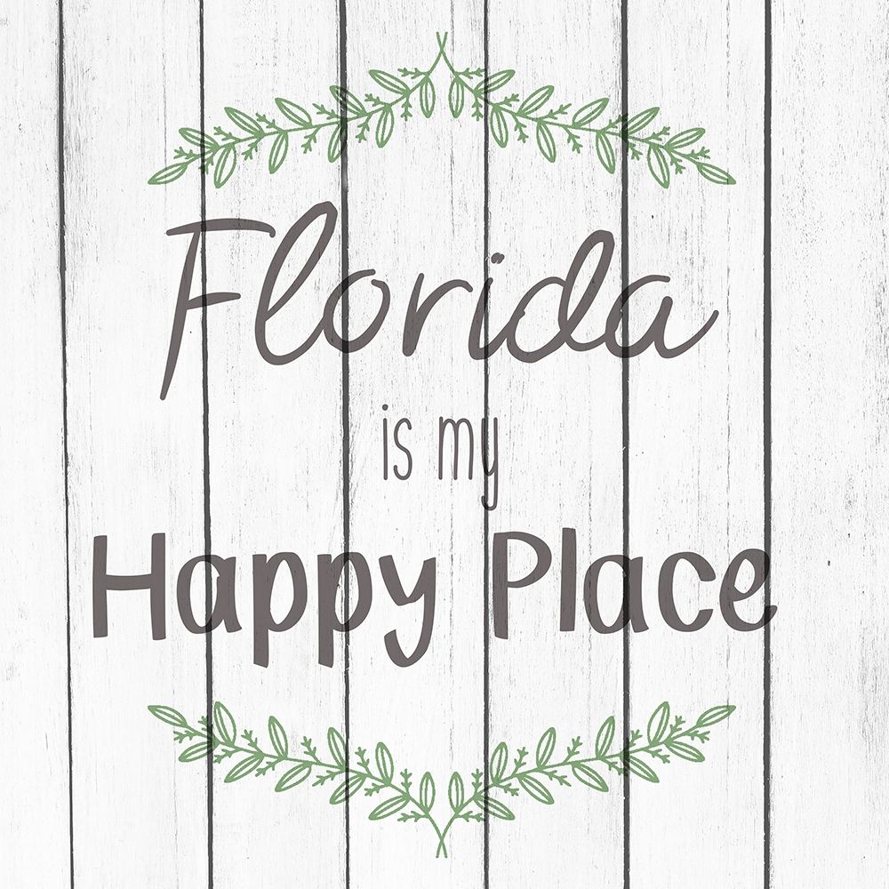 My Happy Place FL art print by Kimberly Allen for $57.95 CAD