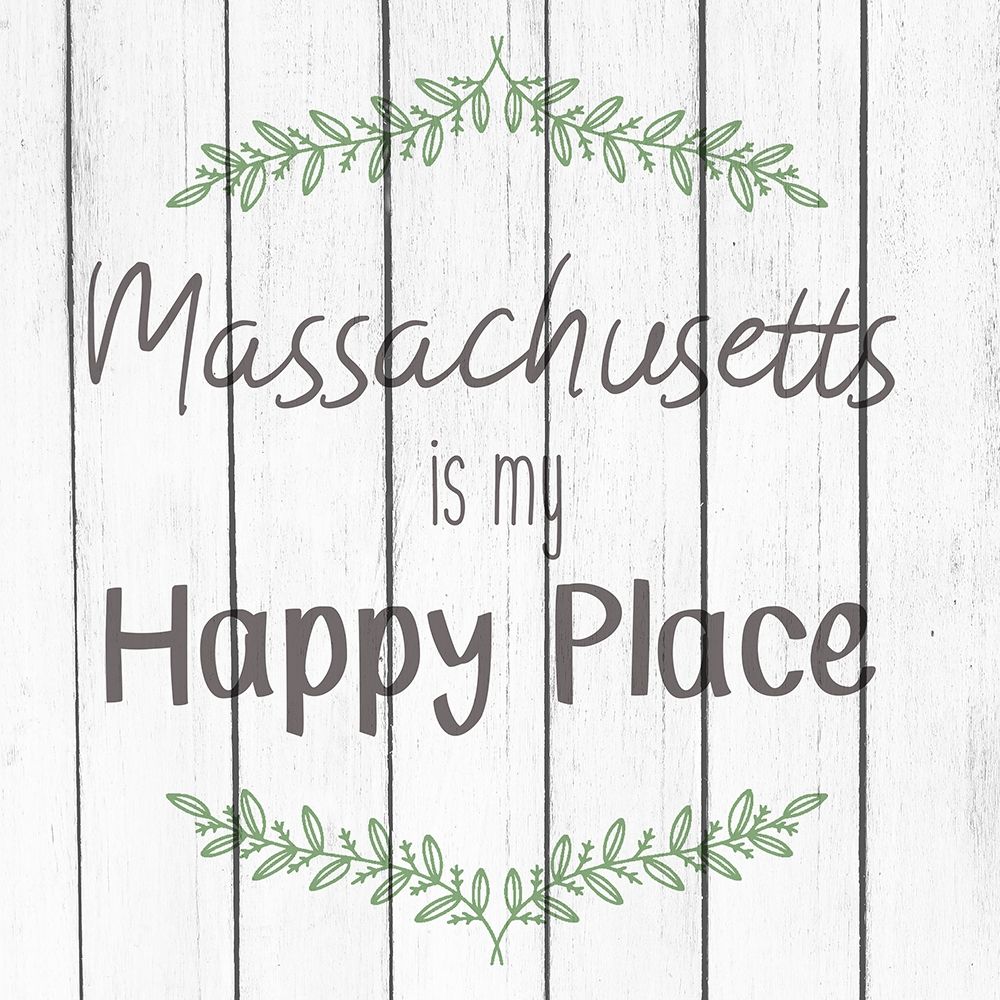 My Happy Place MA art print by Kimberly Allen for $57.95 CAD