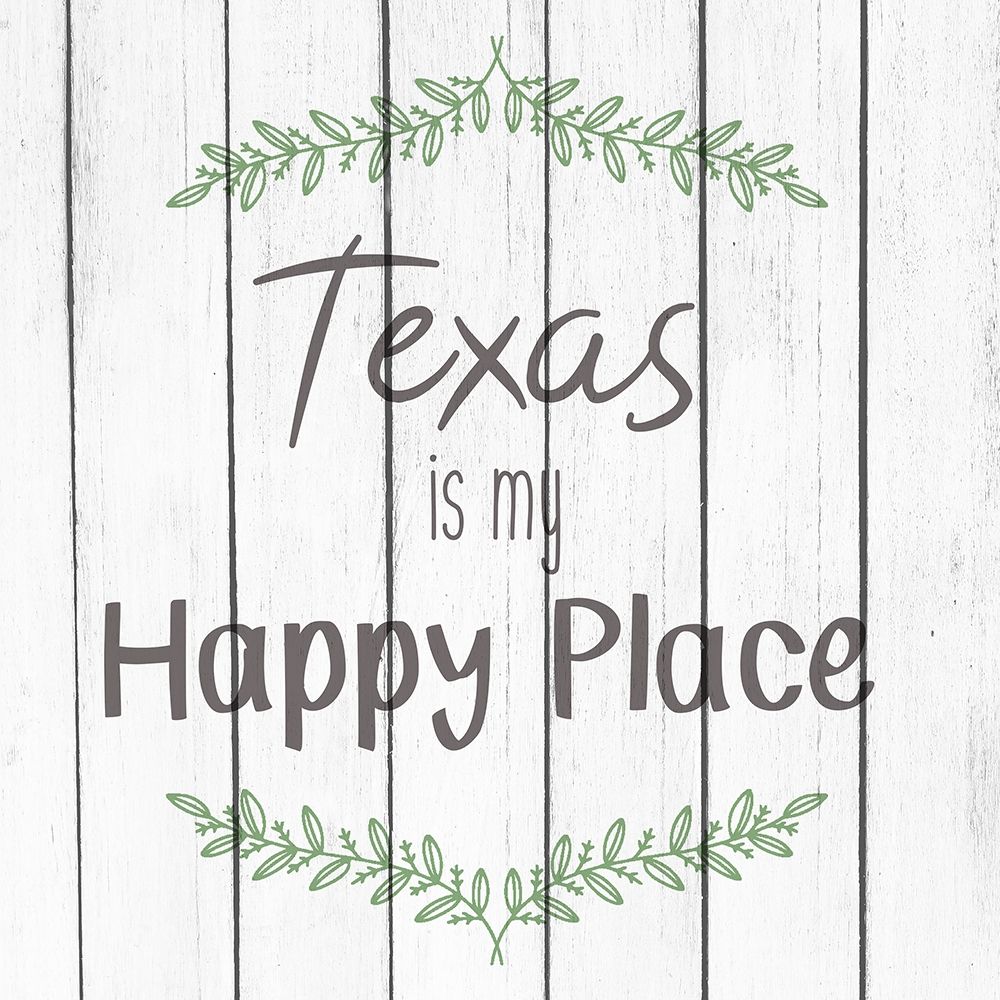 My Happy Place TX art print by Kimberly Allen for $57.95 CAD