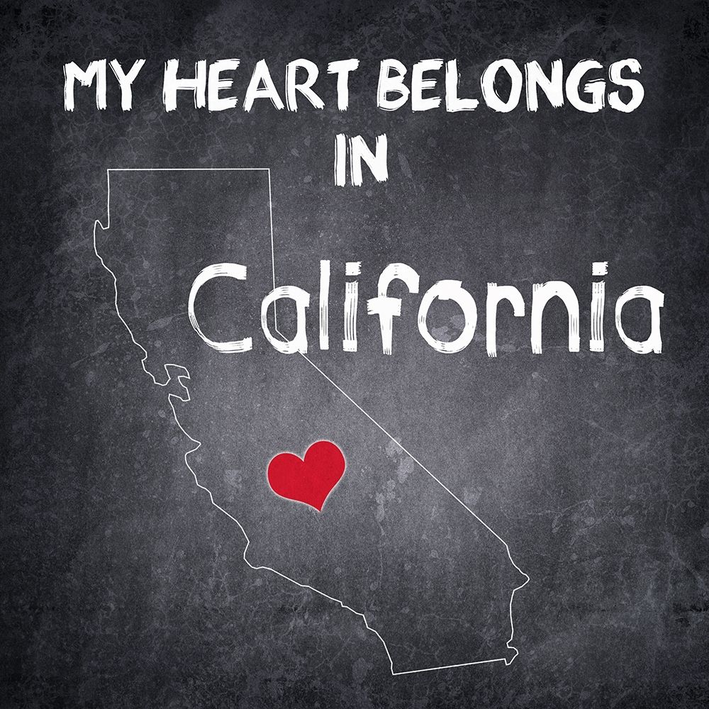My Heart CA art print by Kimberly Allen for $57.95 CAD