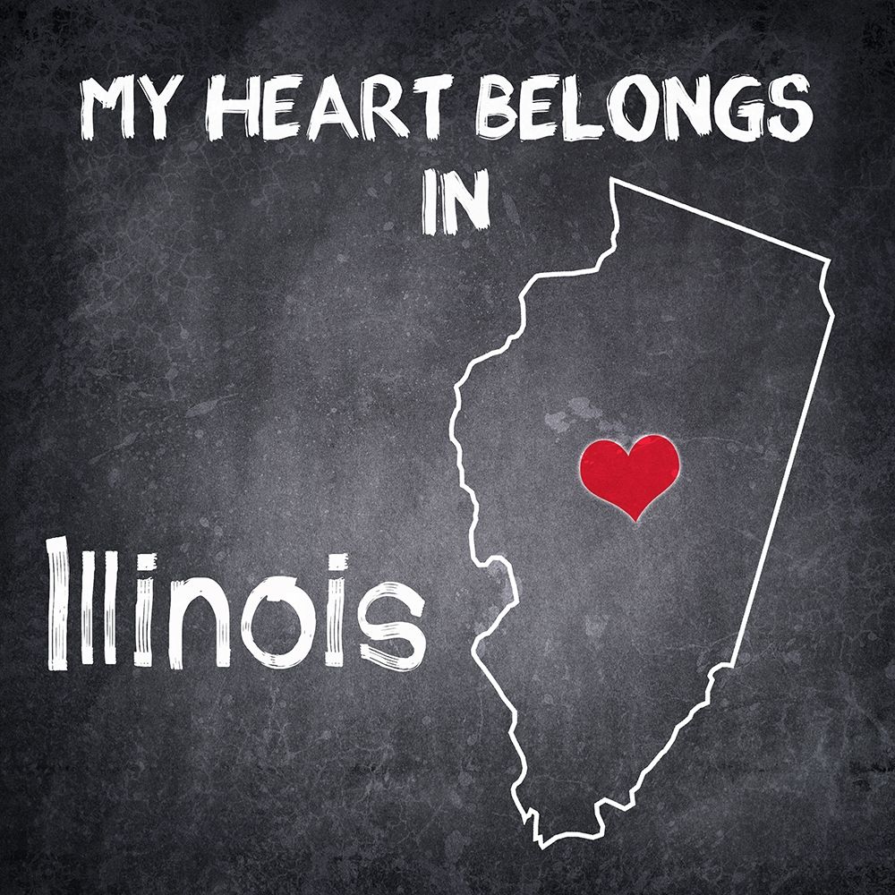 My Heart IL art print by Kimberly Allen for $57.95 CAD