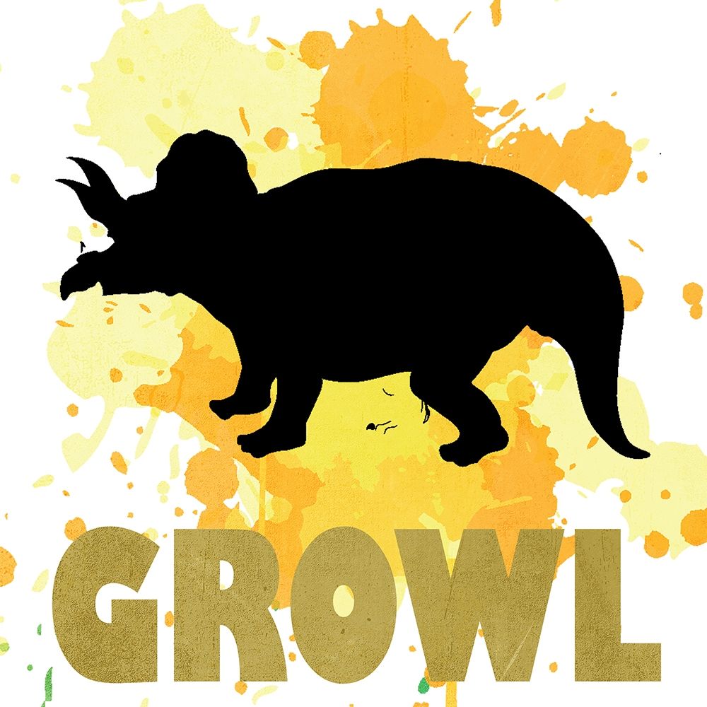 Dino Growl art print by Kimberly Allen for $57.95 CAD