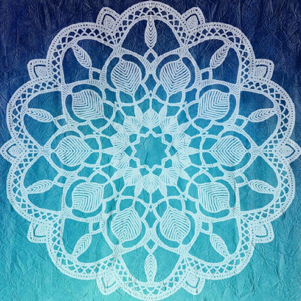 Indigo Mandala 1 art print by Kimberly Allen for $57.95 CAD