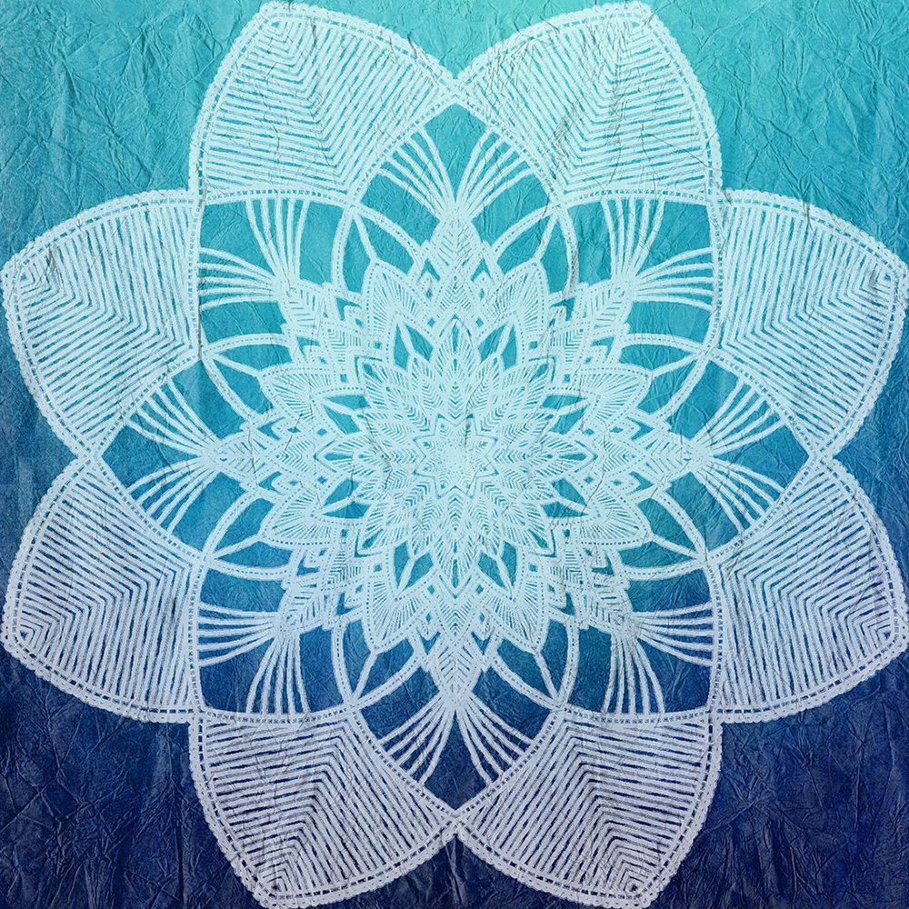 Indigo Mandala 2 art print by Kimberly Allen for $57.95 CAD