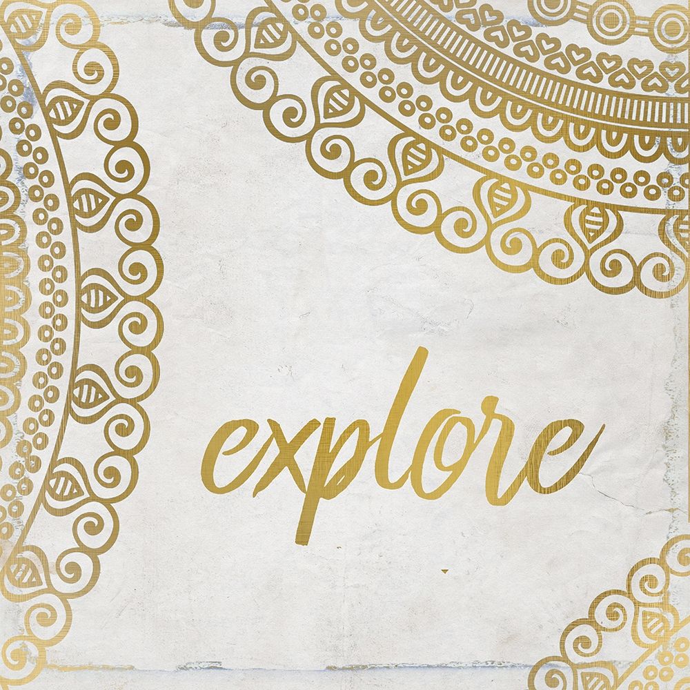 Henna Gold 2 art print by Kimberly Allen for $57.95 CAD