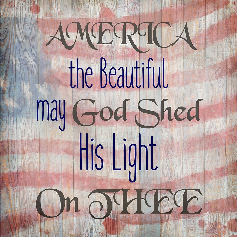 America the Beautiful art print by Kimberly Allen for $57.95 CAD