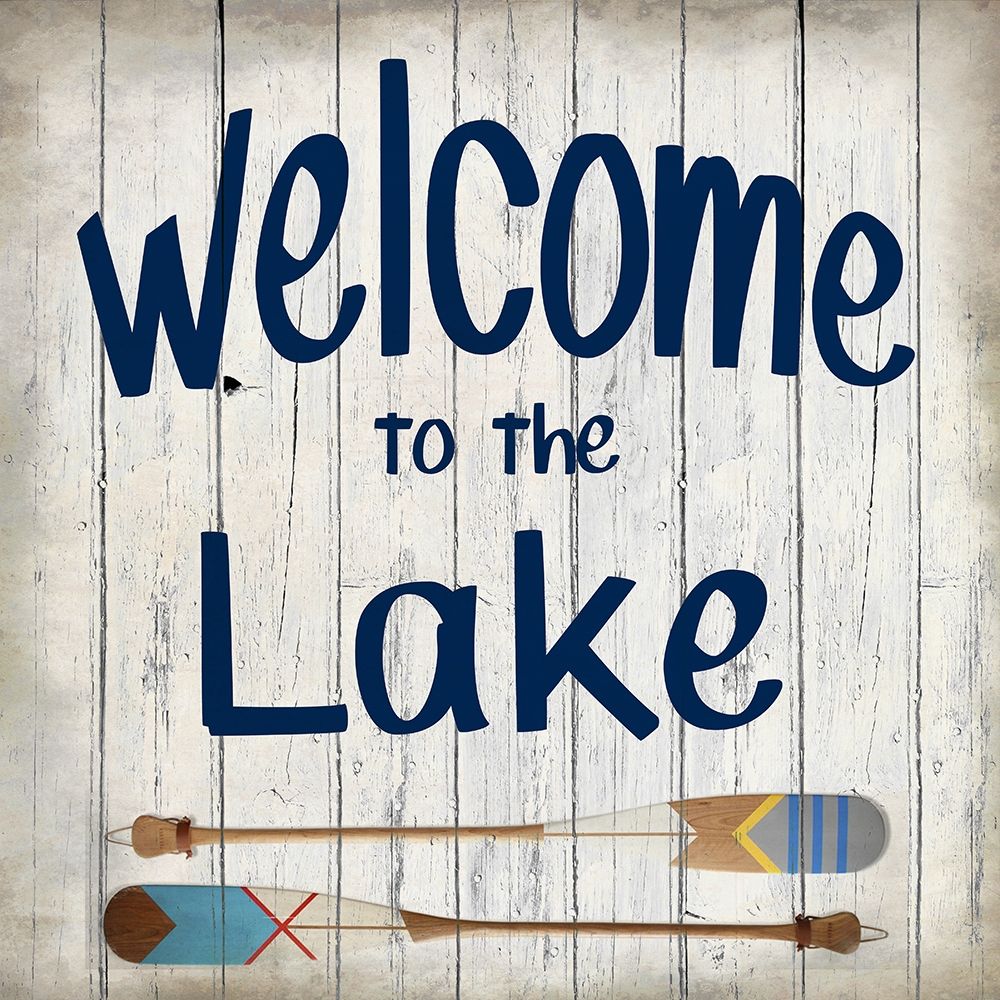 Welcome to the Lake art print by Kimberly Allen for $57.95 CAD