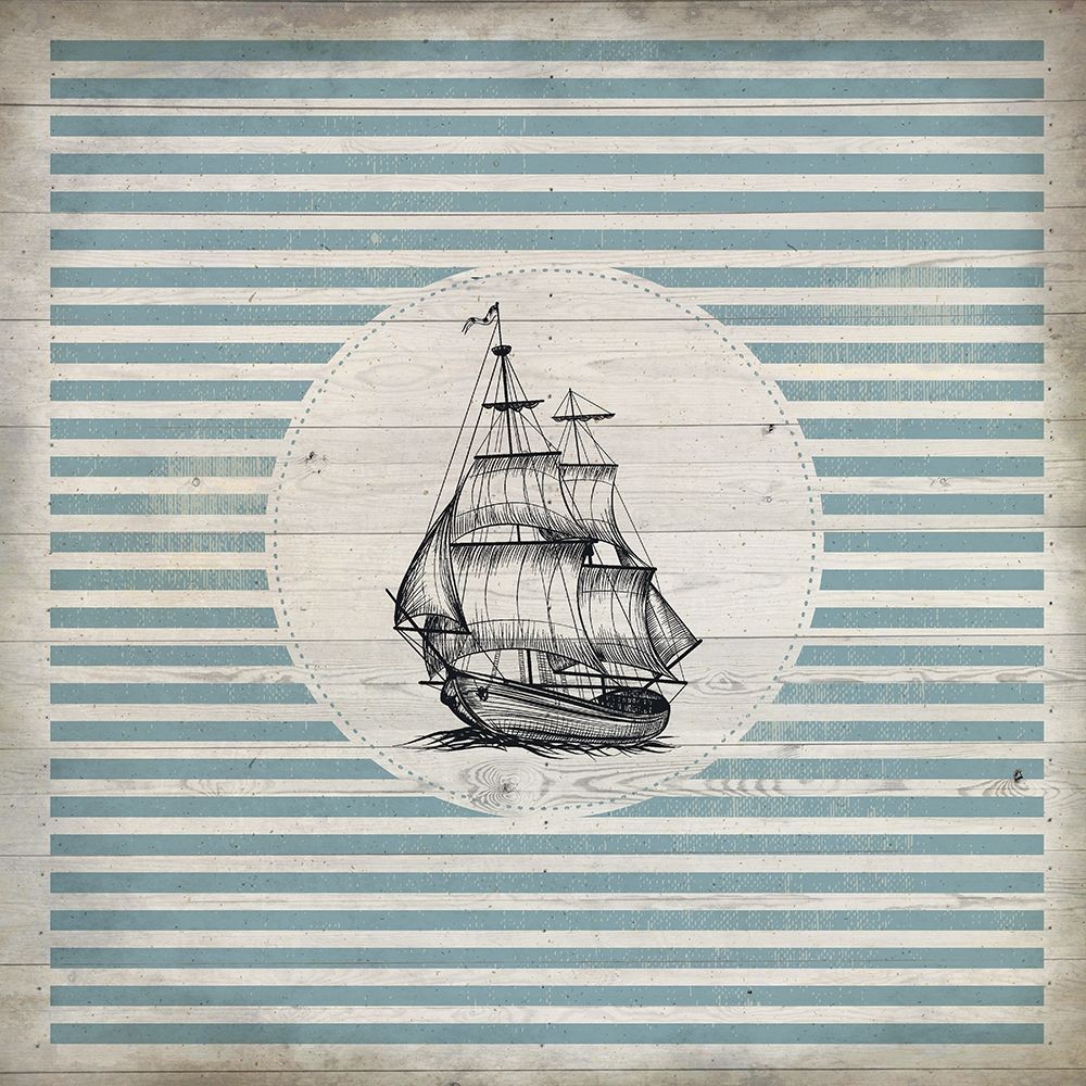 Lets Sail 1 art print by Kimberly Allen for $57.95 CAD