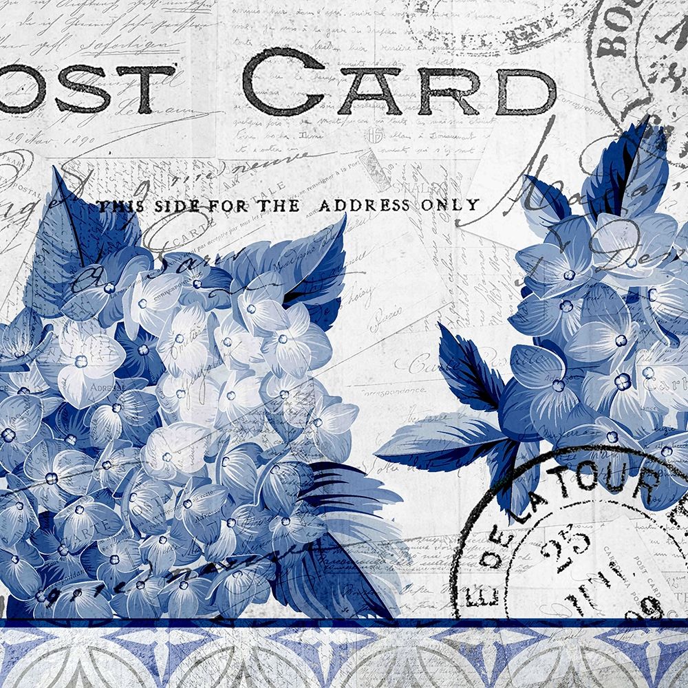 Hydrangea Square 1 art print by Kimberly Allen for $57.95 CAD