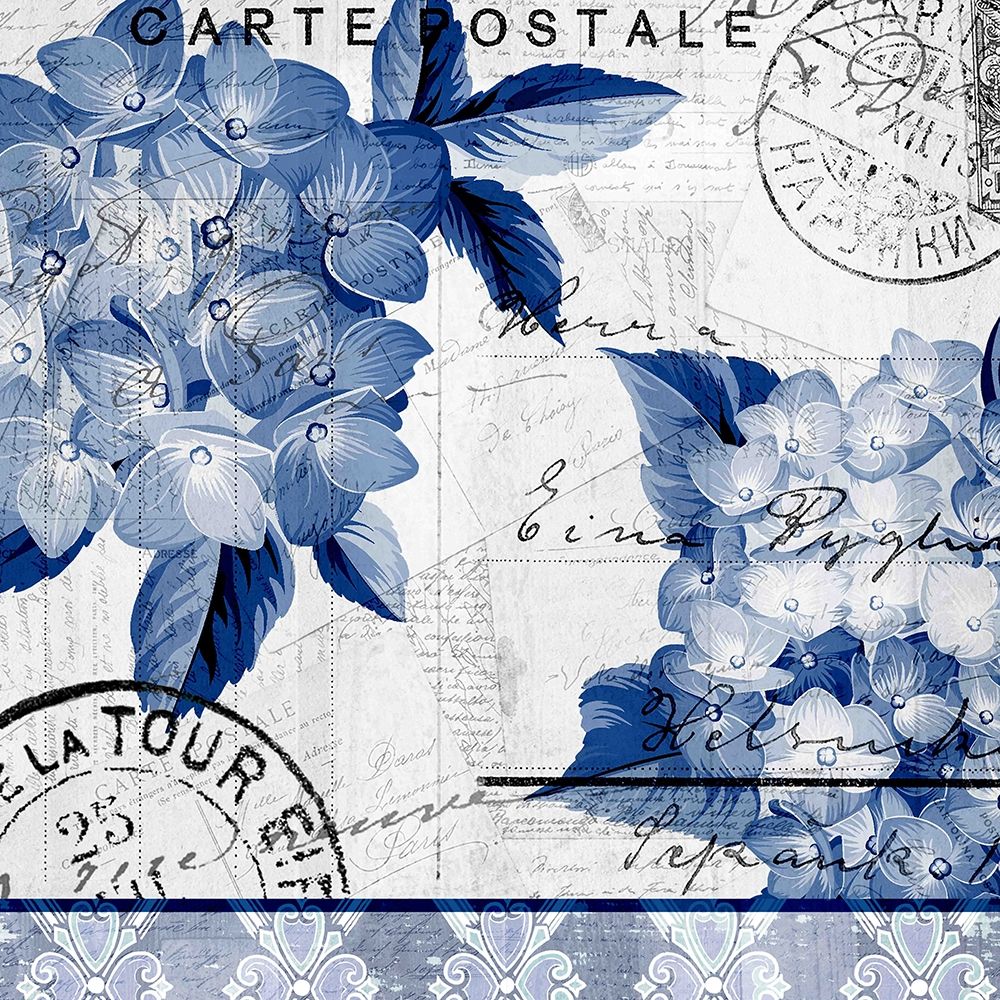 Hydrangea Square 2 art print by Kimberly Allen for $57.95 CAD