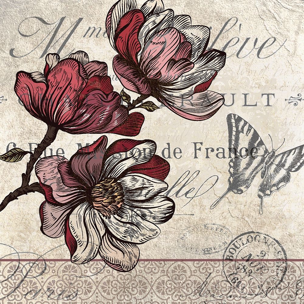 Magnolia Square 2 art print by Kimberly Allen for $57.95 CAD