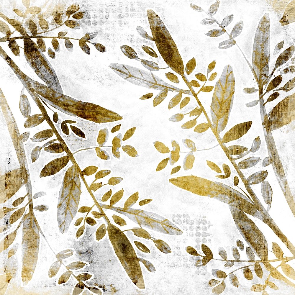 Botanical in Gold 2 art print by Kimberly Allen for $57.95 CAD