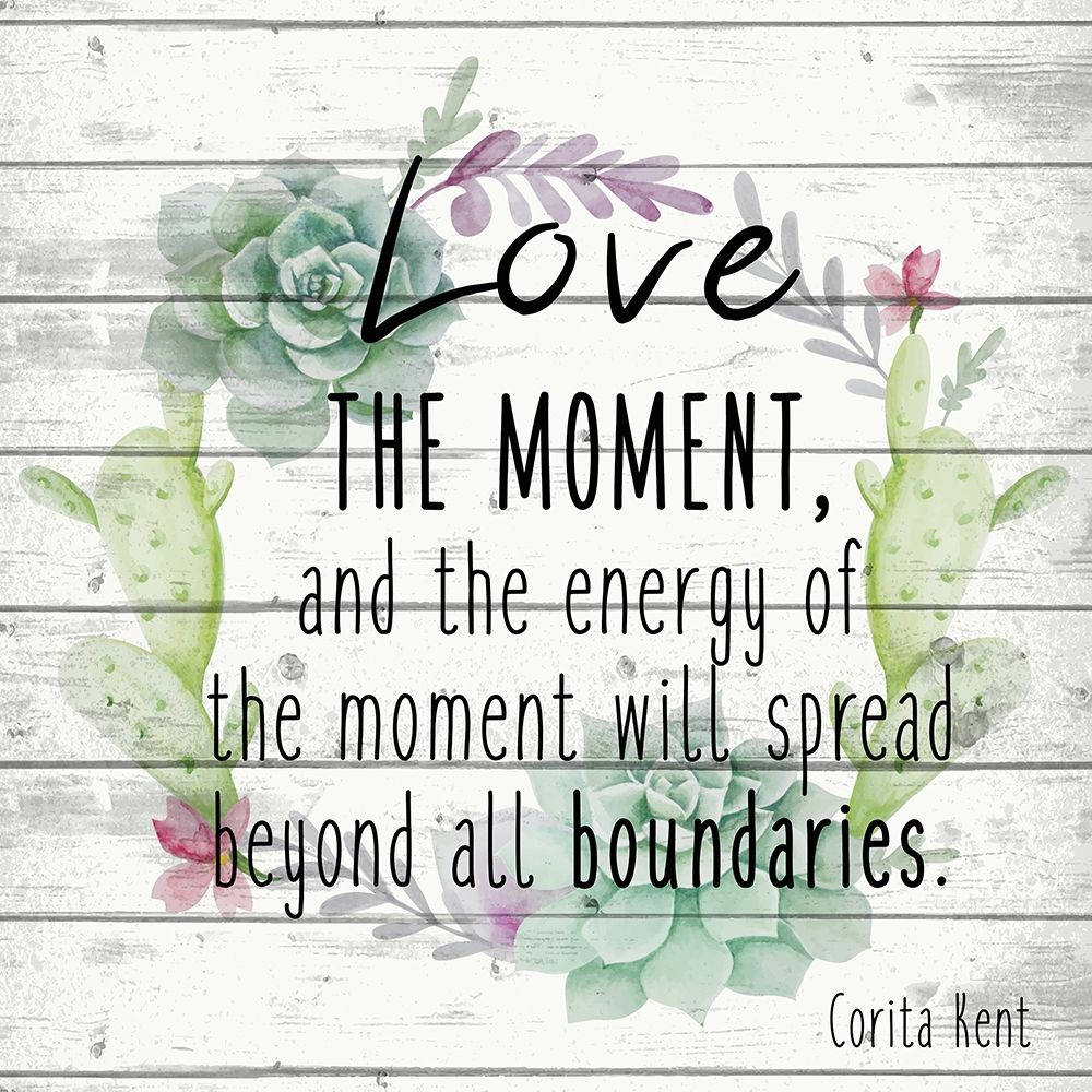 Love the Moment 1 art print by Kimberly Allen for $57.95 CAD