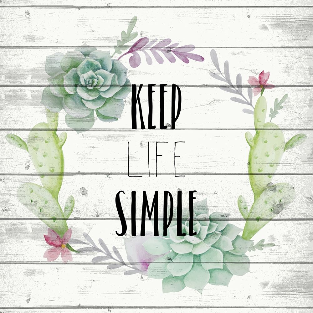 Keep Life Simple art print by Kimberly Allen for $57.95 CAD
