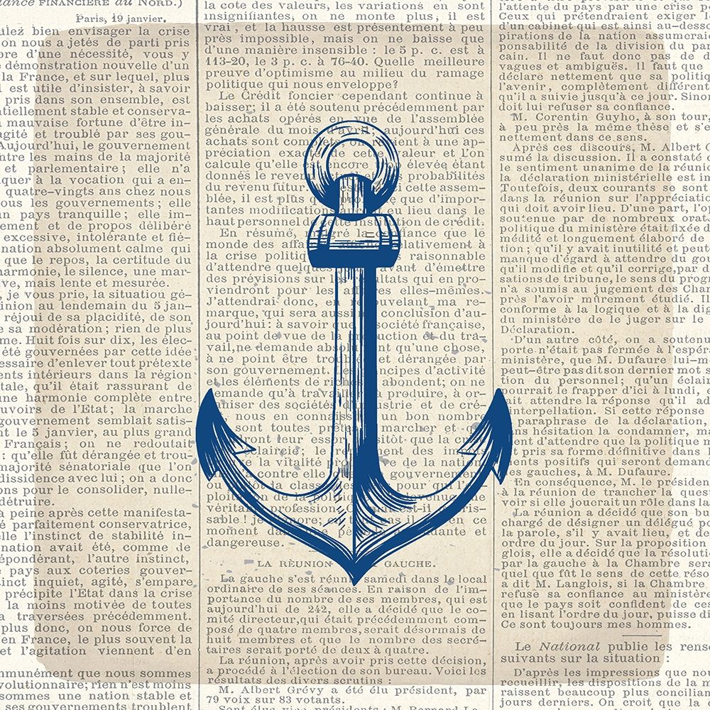 Newspaper Coast 2 art print by Kimberly Allen for $57.95 CAD