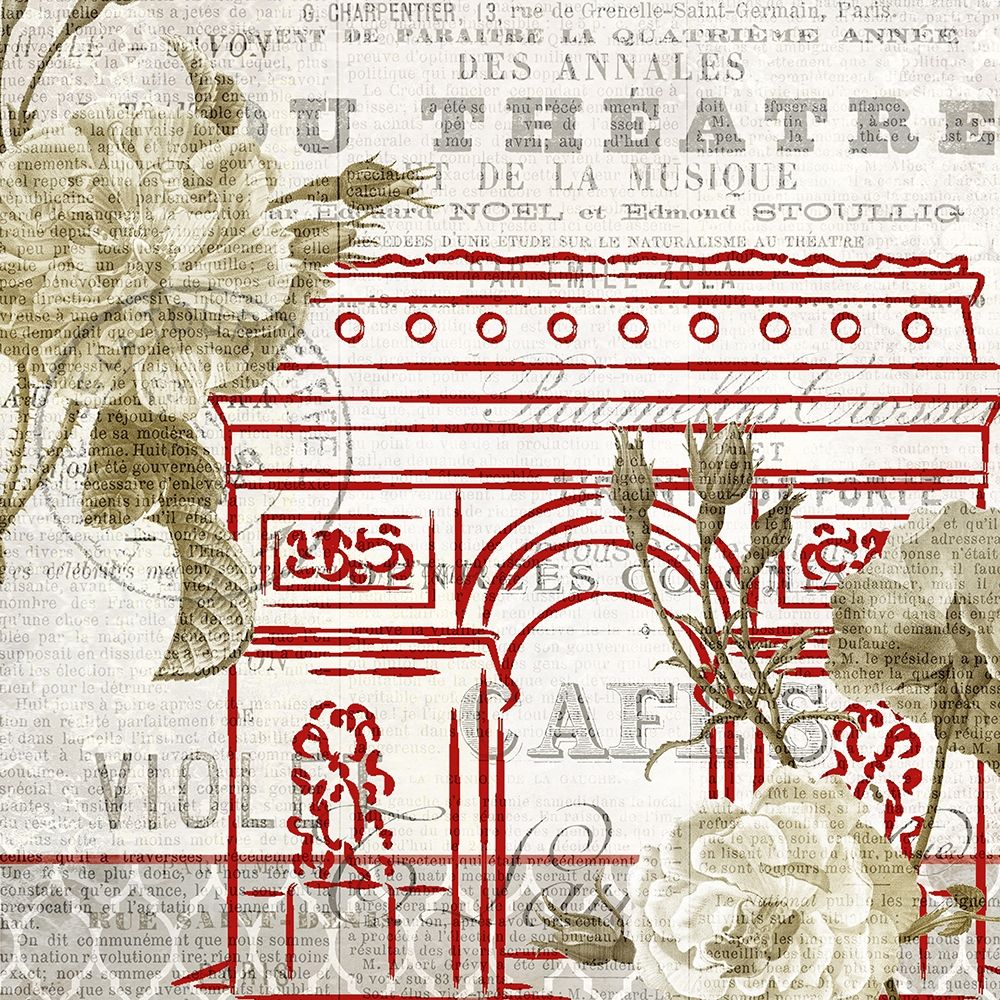 Paris Script Series 7 art print by Kimberly Allen for $57.95 CAD