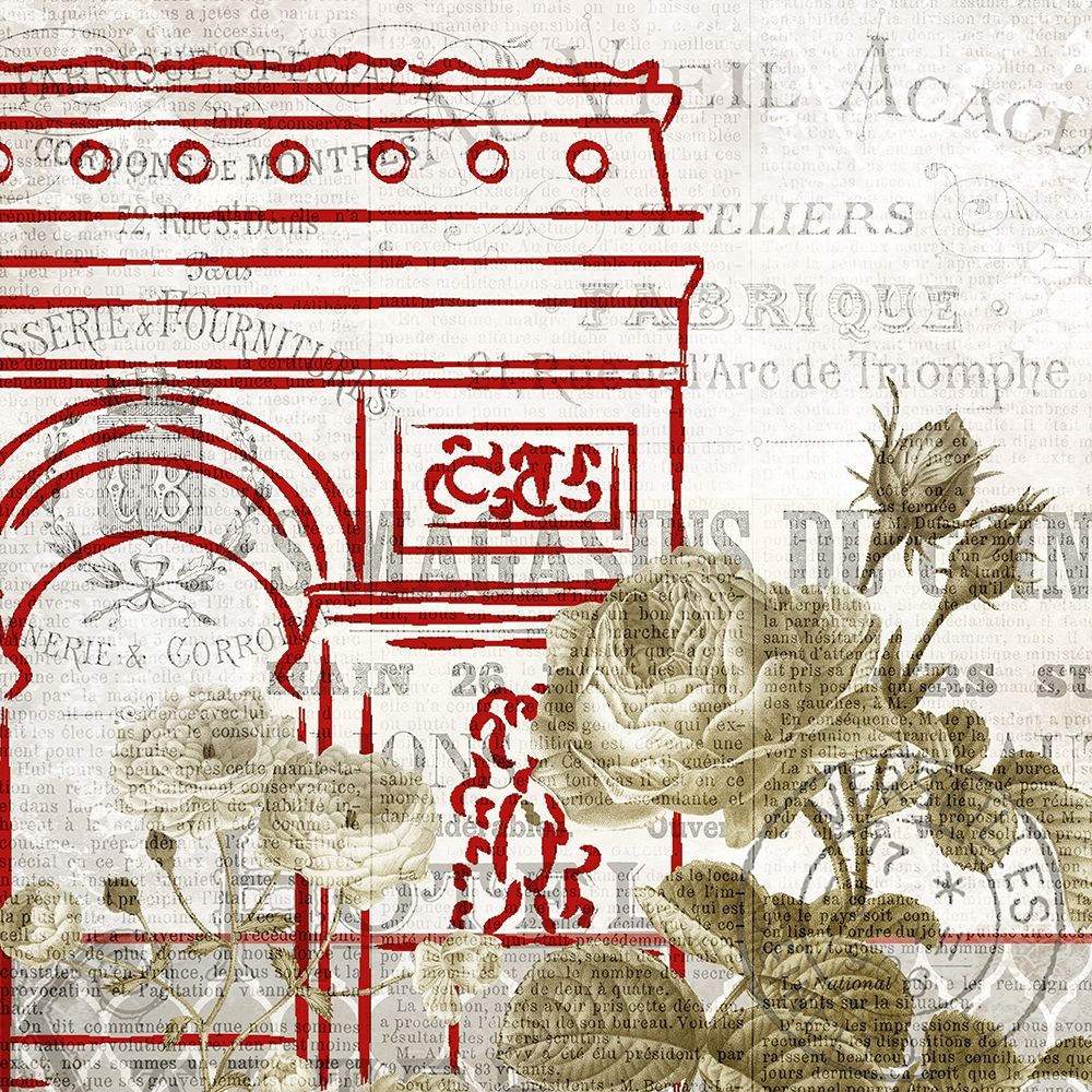 Paris Script Series 8 art print by Kimberly Allen for $57.95 CAD