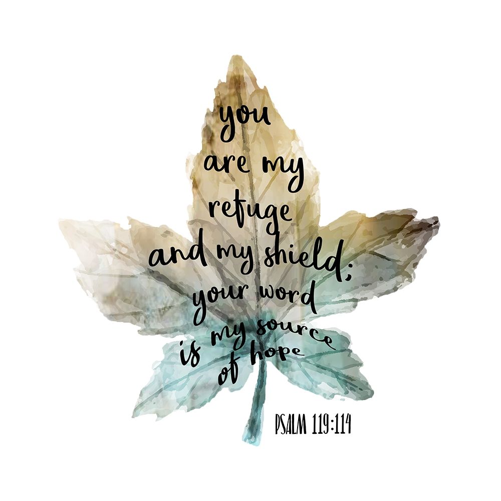 Psalm Leaf 1 art print by Kimberly Allen for $57.95 CAD