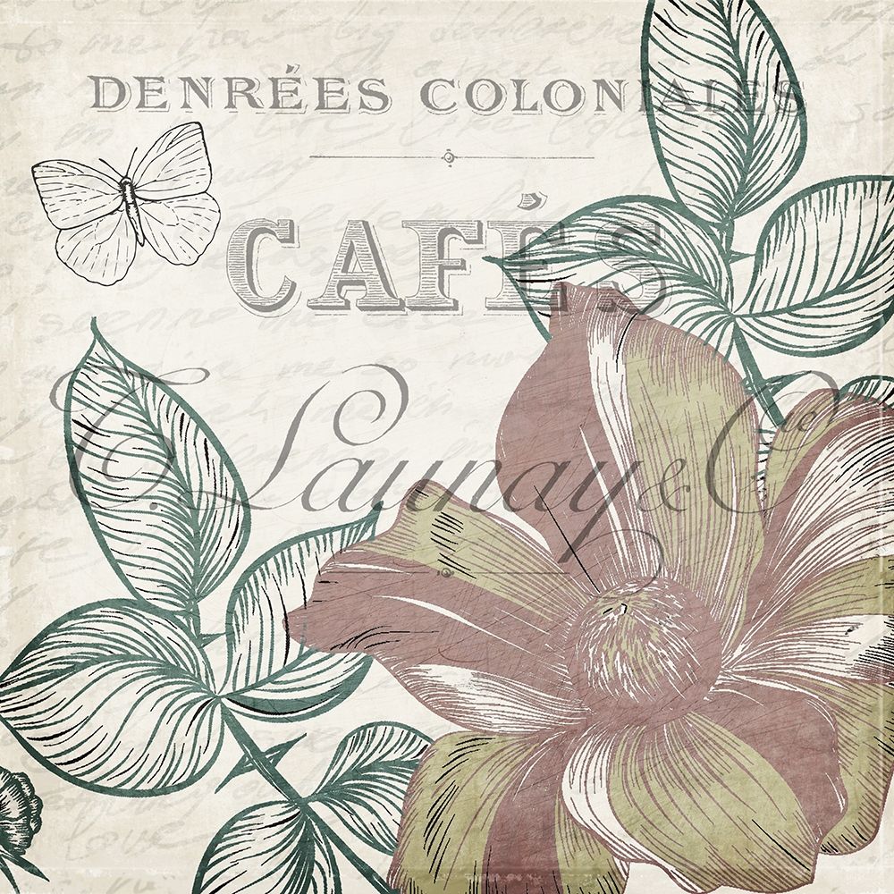 Cafe Floral 1 art print by Kimberly Allen for $57.95 CAD