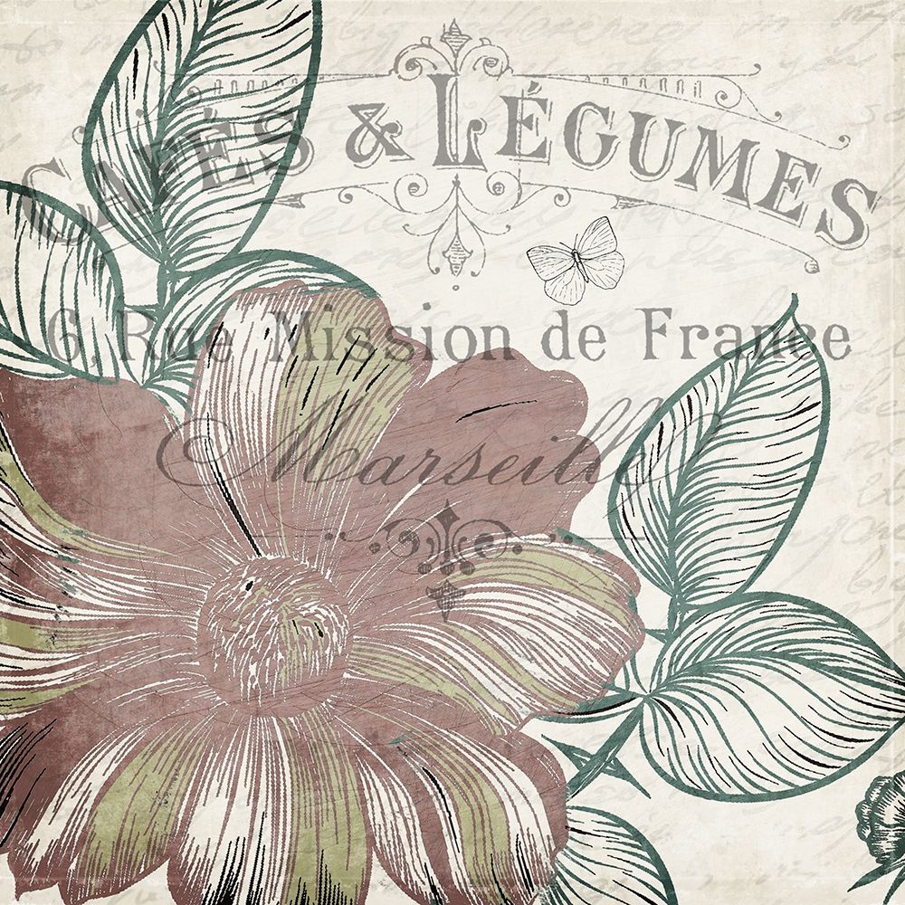 Cafe Floral 2 art print by Kimberly Allen for $57.95 CAD