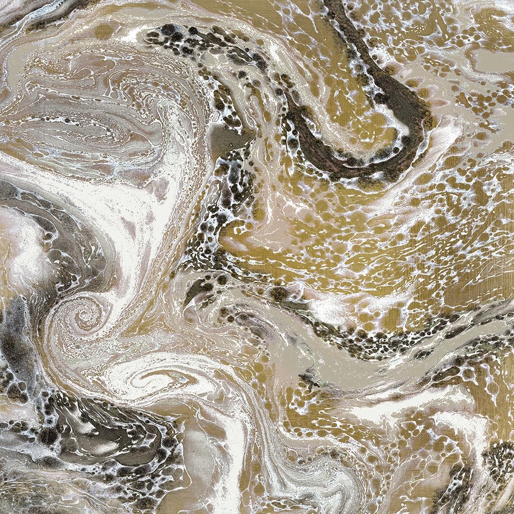 Golden Swirl 1 art print by Kimberly Allen for $57.95 CAD