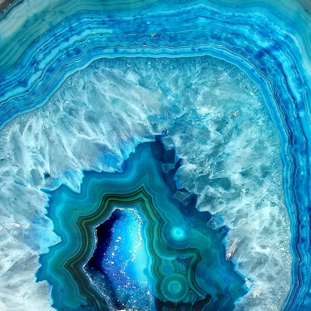 Blue Geo 2 art print by Kimberly Allen for $57.95 CAD