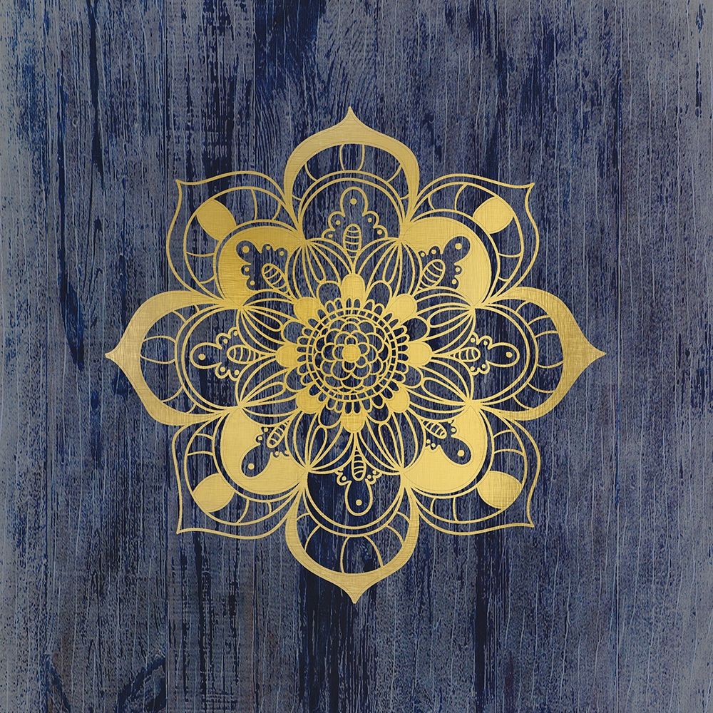 Golden Mandala 3 art print by Kimberly Allen for $57.95 CAD