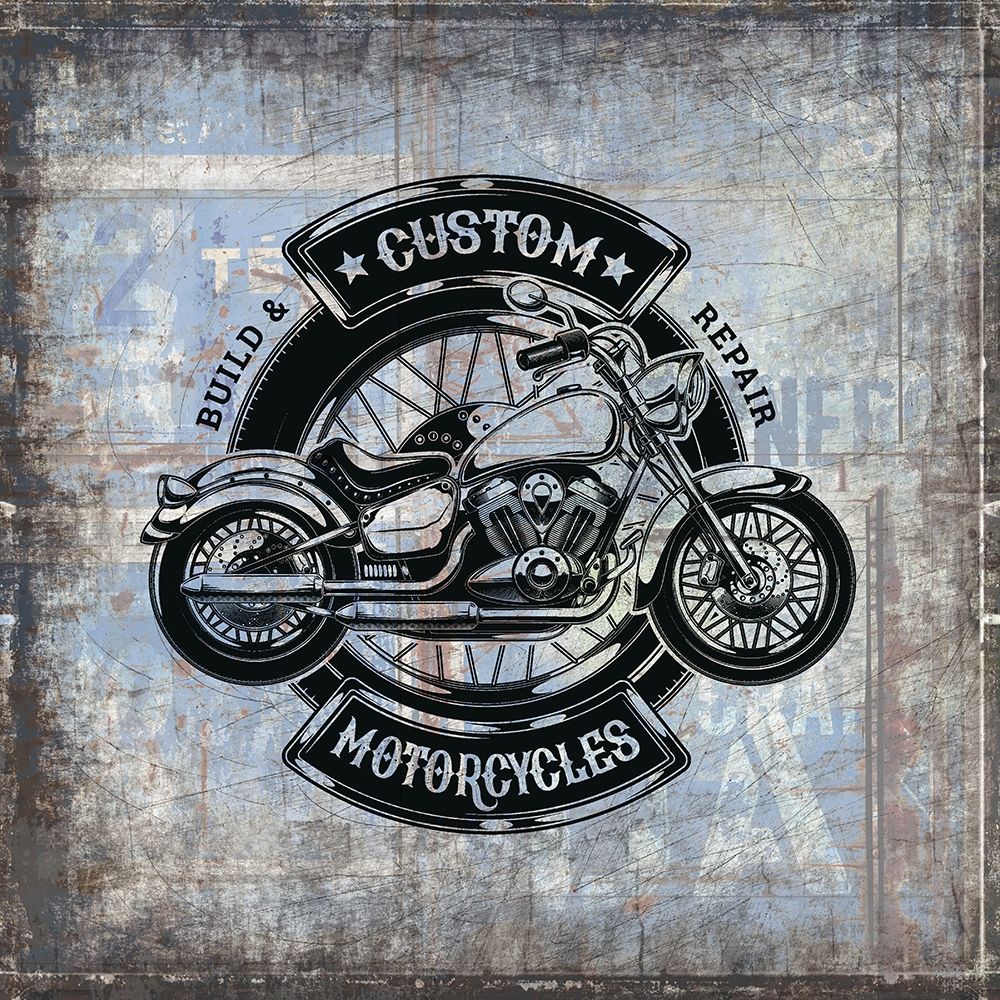 American Motorcycle 3 art print by Kimberly Allen for $57.95 CAD