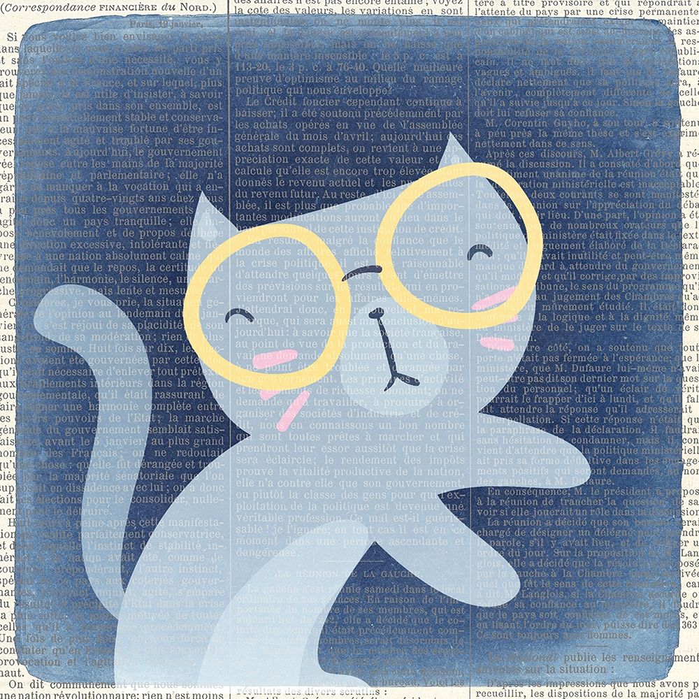 Quirky Cats 1 art print by Kimberly Allen for $57.95 CAD