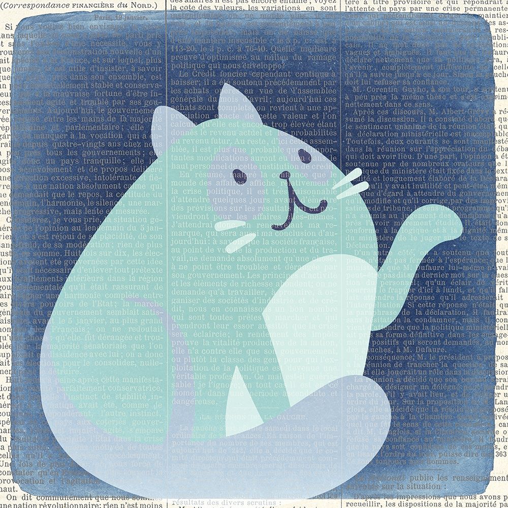 Quirky Cats 4 art print by Kimberly Allen for $57.95 CAD