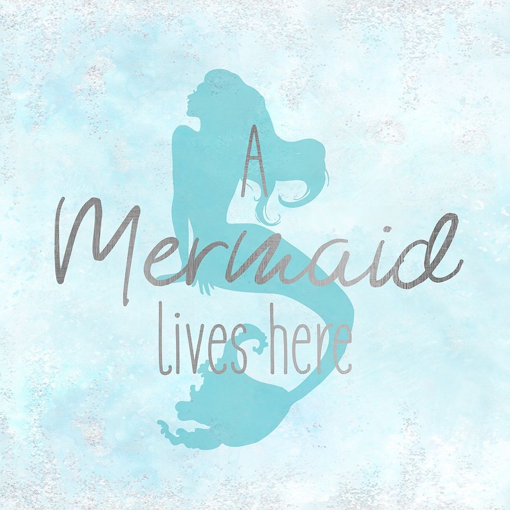 A Mermaid 1 Silver art print by Kimberly Allen for $57.95 CAD
