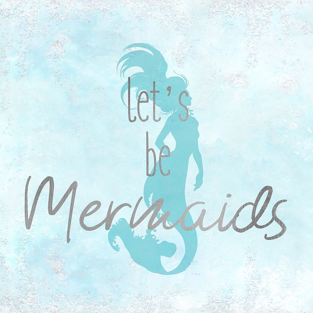 A Mermaid 3 Silver art print by Kimberly Allen for $57.95 CAD