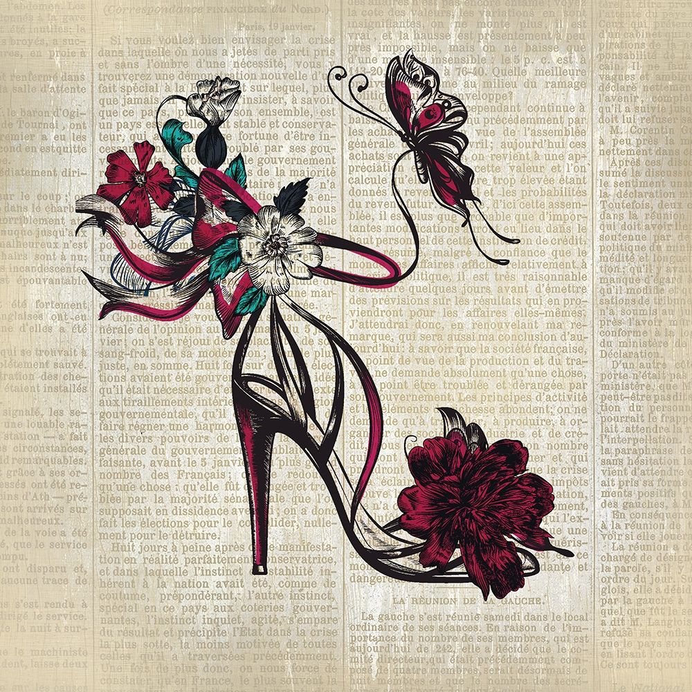 High Heel News 3 art print by Kimberly Allen for $57.95 CAD