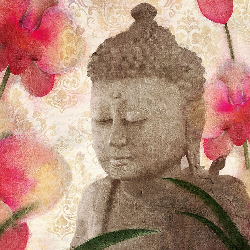 Buddha Orchids 2 art print by Kimberly Allen for $57.95 CAD
