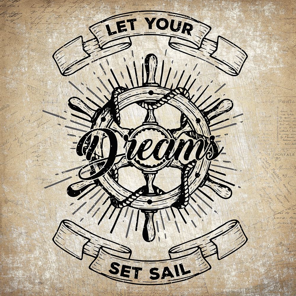 Let Your Dreams Set Sail art print by Kimberly Allen for $57.95 CAD