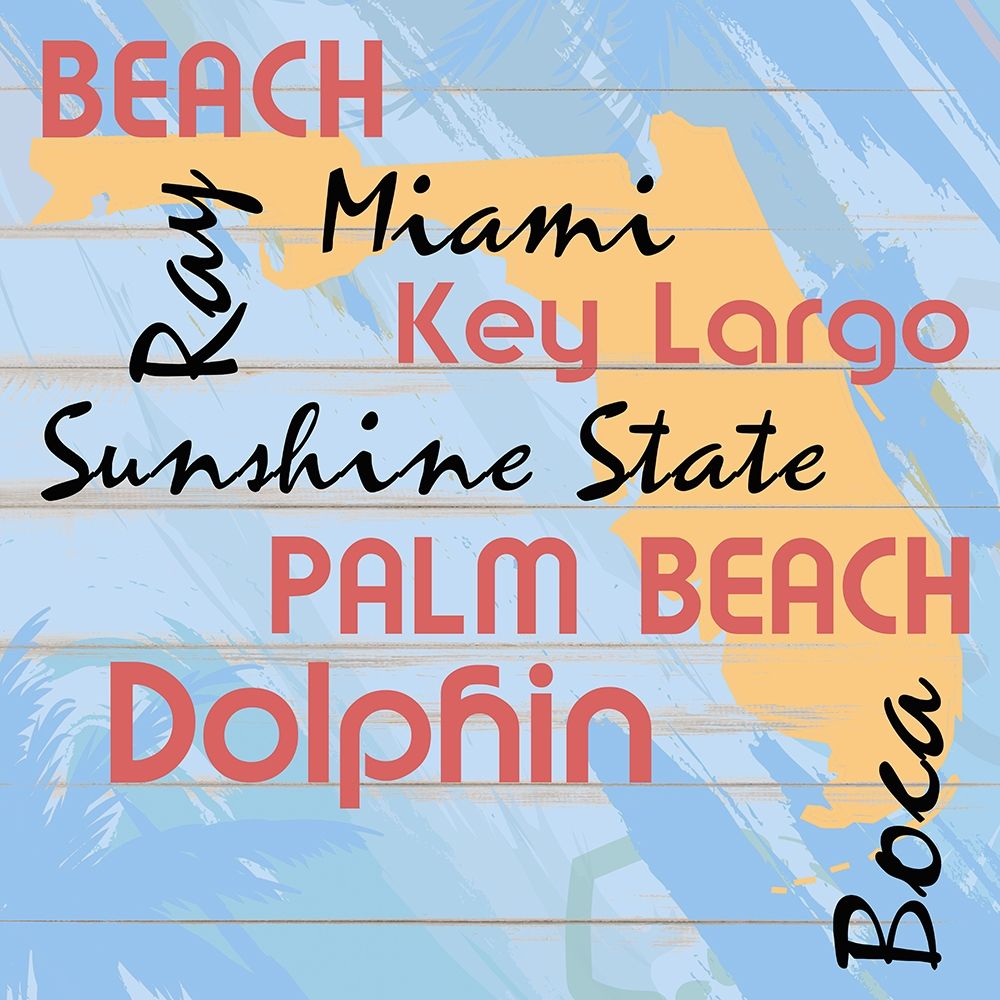 Florida art print by Kimberly Allen for $57.95 CAD