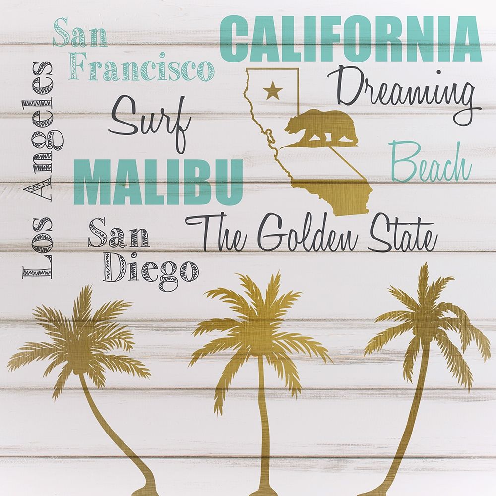 California art print by Kimberly Allen for $57.95 CAD
