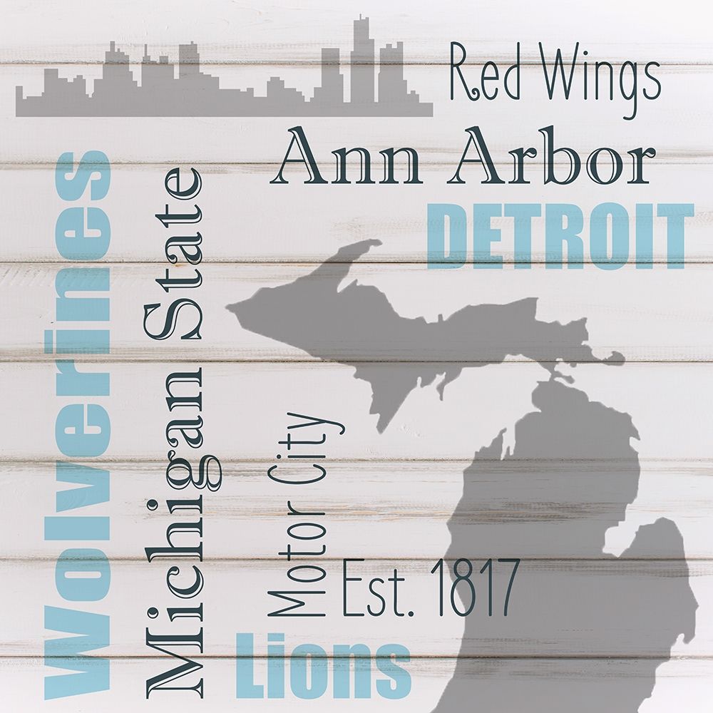 Michigan art print by Kimberly Allen for $57.95 CAD