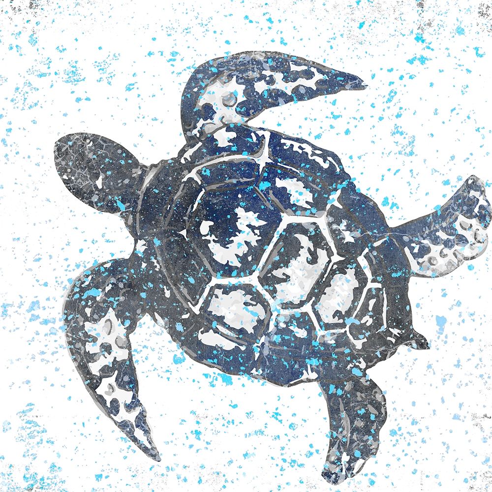 Splatter Turtle art print by Kimberly Allen for $57.95 CAD