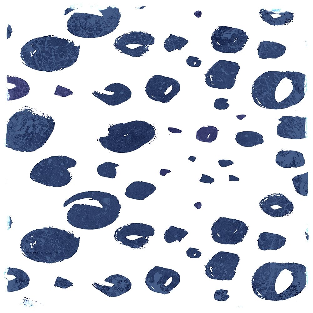 Indigo Scribbles 2 art print by Kimberly Allen for $57.95 CAD