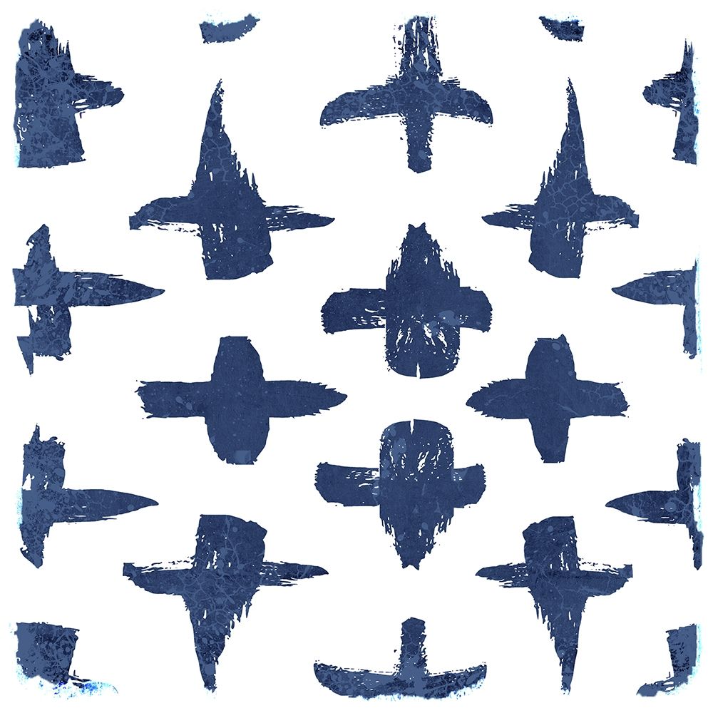 Indigo Scribbles 3 art print by Kimberly Allen for $57.95 CAD