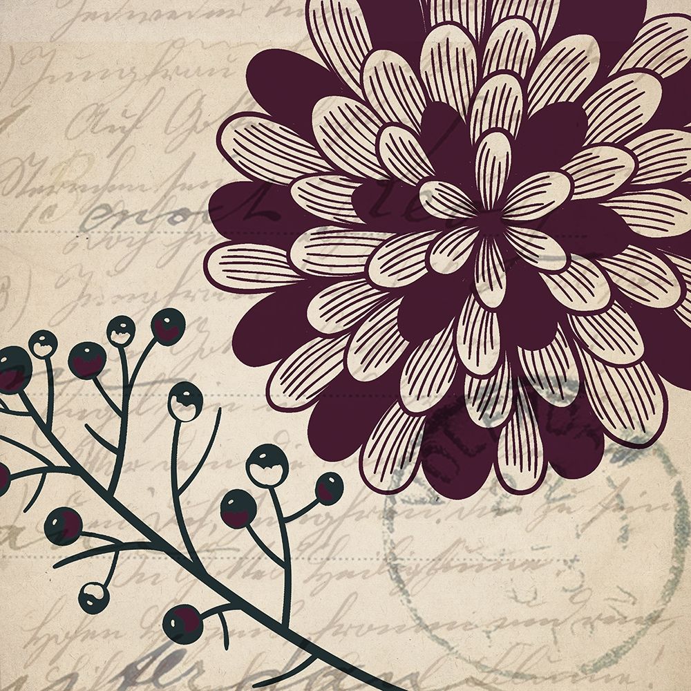 Plum Square 2 art print by Kimberly Allen for $57.95 CAD
