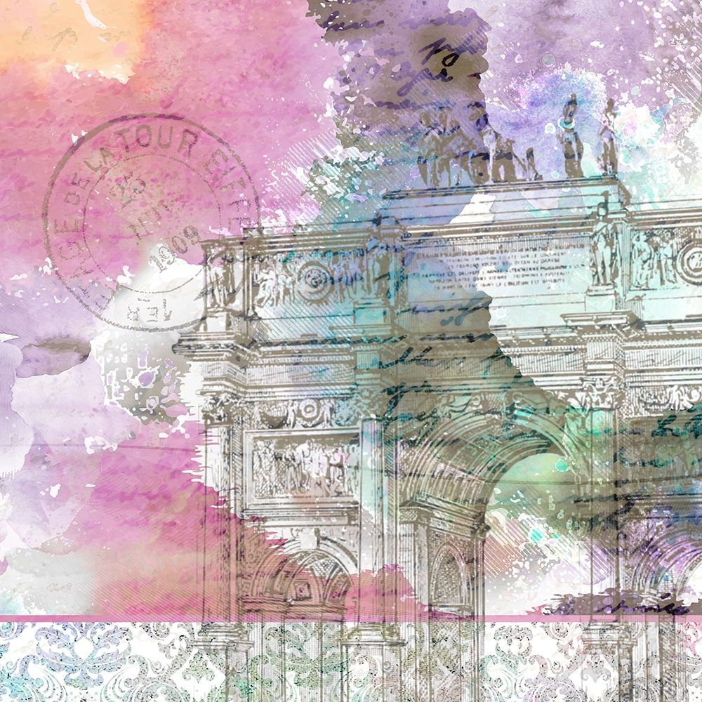 Watercolor Travel 4 art print by Kimberly Allen for $57.95 CAD