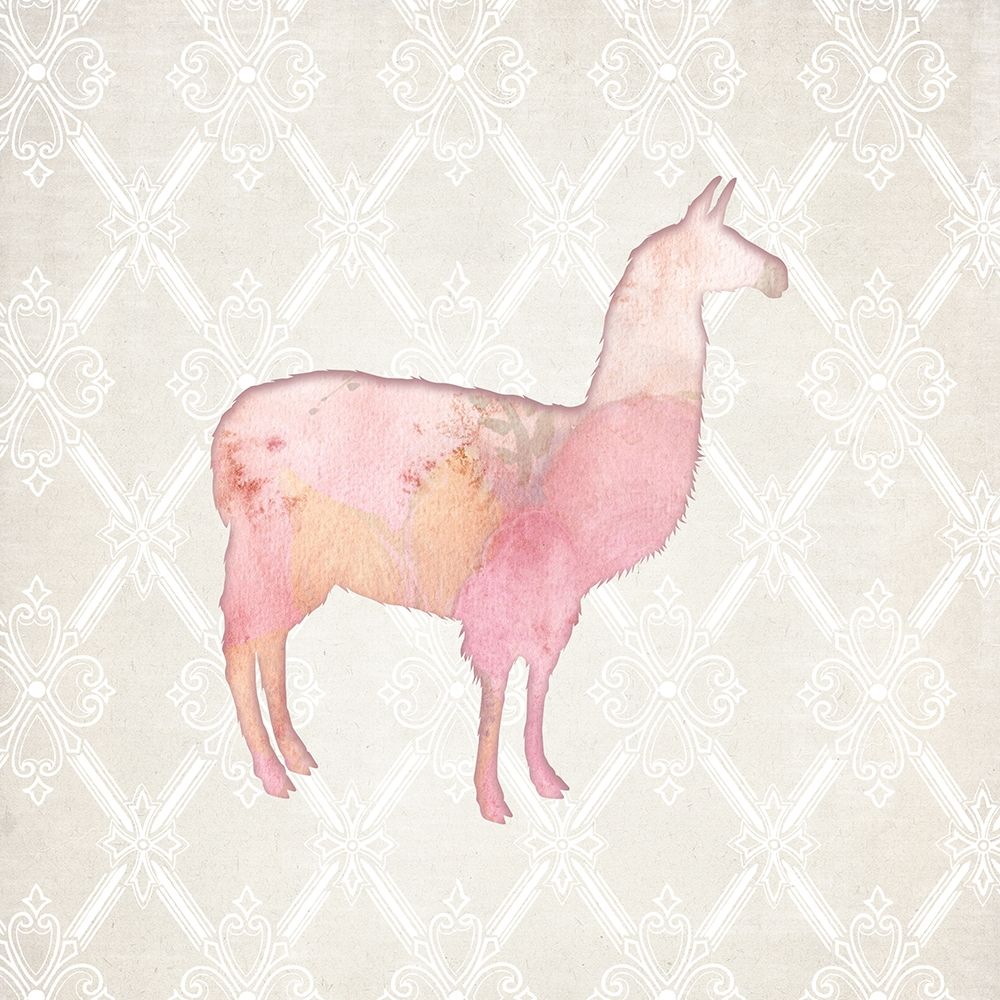Llama Love 1 art print by Kimberly Allen for $57.95 CAD