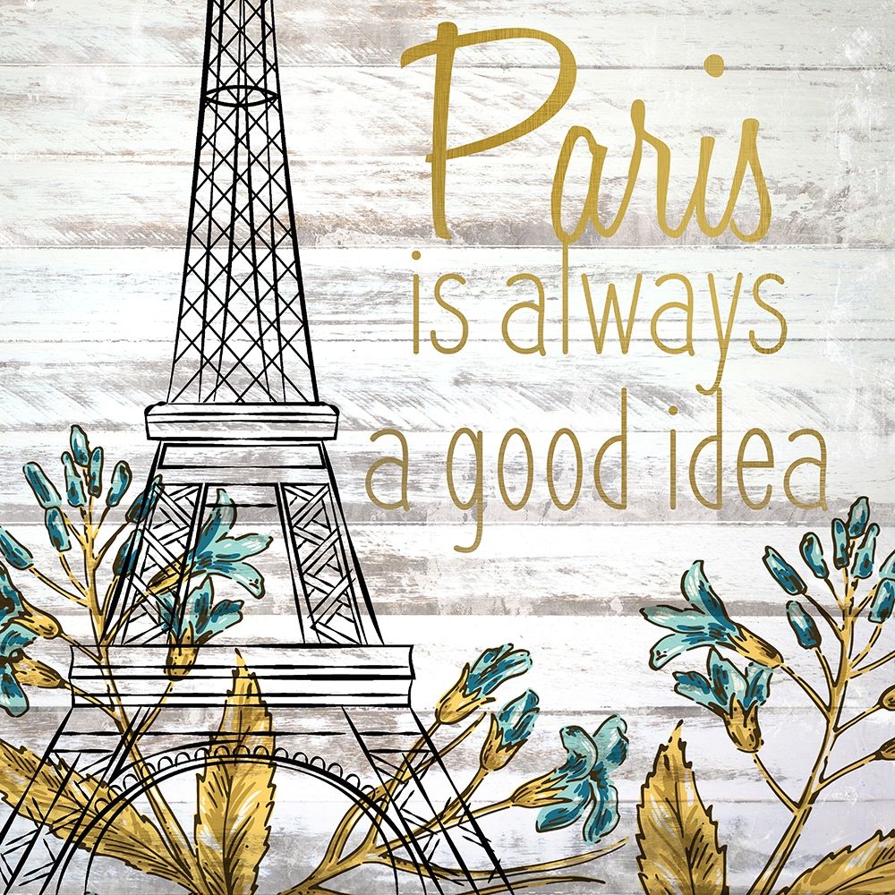 Paris 1 art print by Kimberly Allen for $57.95 CAD