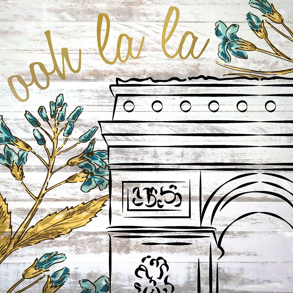 Paris 2 art print by Kimberly Allen for $57.95 CAD